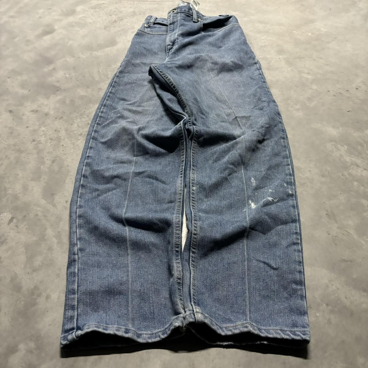 Levi's × Vintage Crazy Vintage Y2K/2000s Grunge Medium Wash Levis Essential Denim Jeans! Size US 34 / EU 50 - 3 Thumbnail