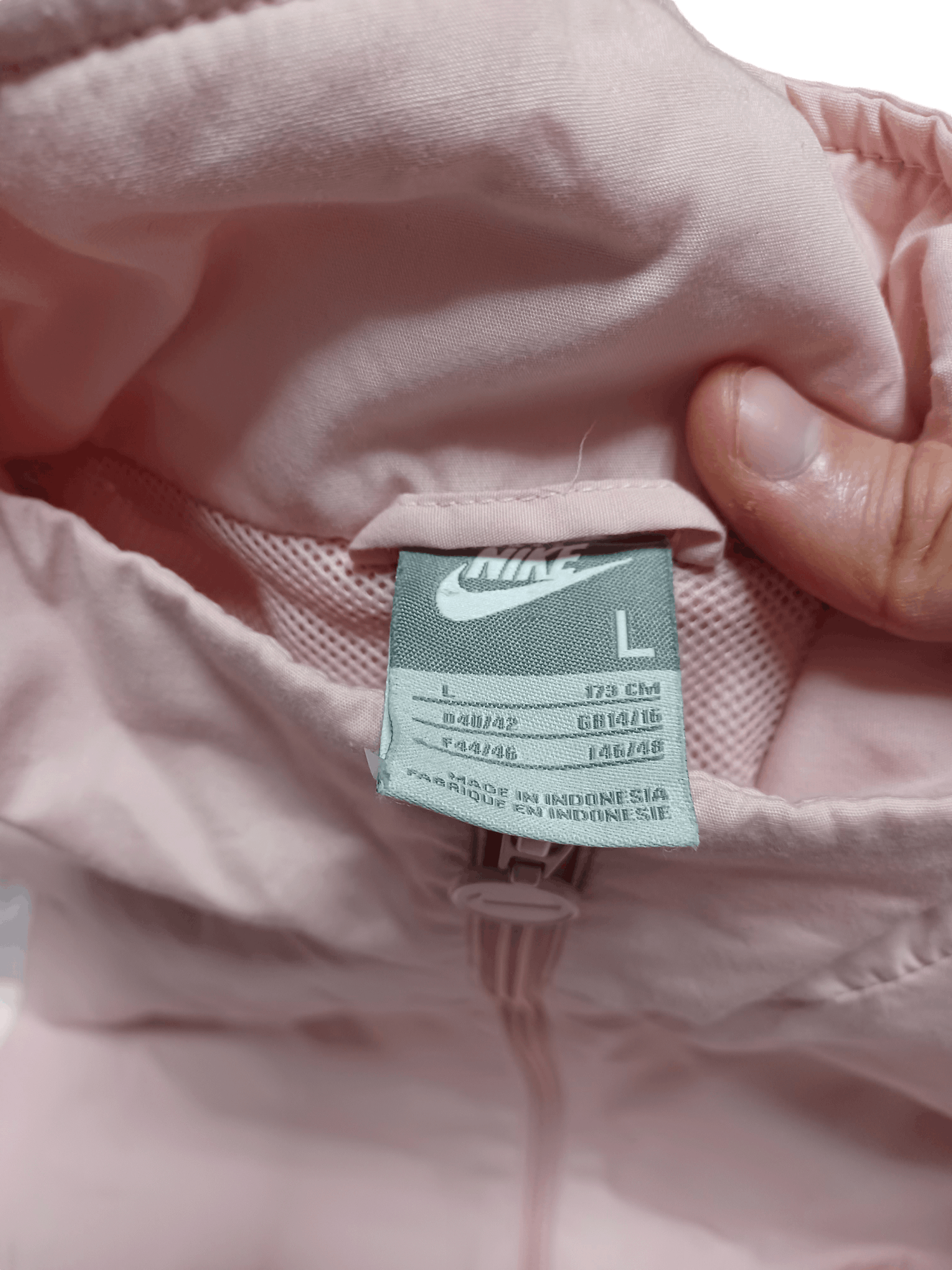 Nike NIKE VINTAGE LADY`S NYLON TRACK JACKET DRILL 2007 Size L / US 10 / IT 46 - 4 Thumbnail