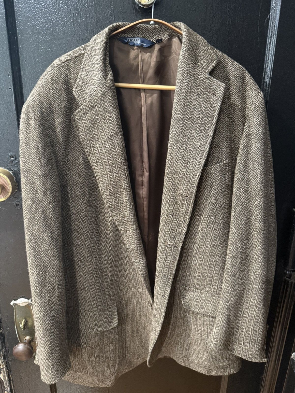 Polo Ralph Lauren Wool Herringbone Polo Ralph Lauren Sport Coat Size 44R - 1 Thumbnail