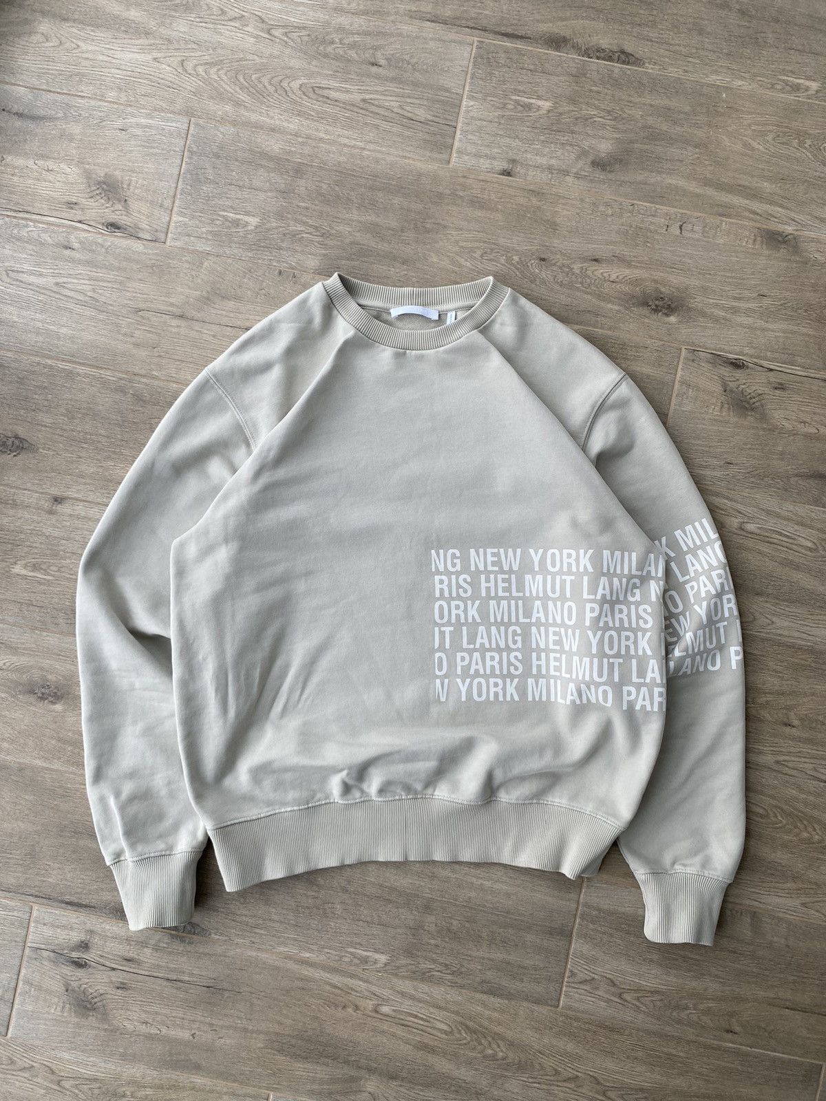 Helmut Lang Helmet Lang box logo sweatshirt Size US M / EU 48-50 / 2 - 3 Thumbnail
