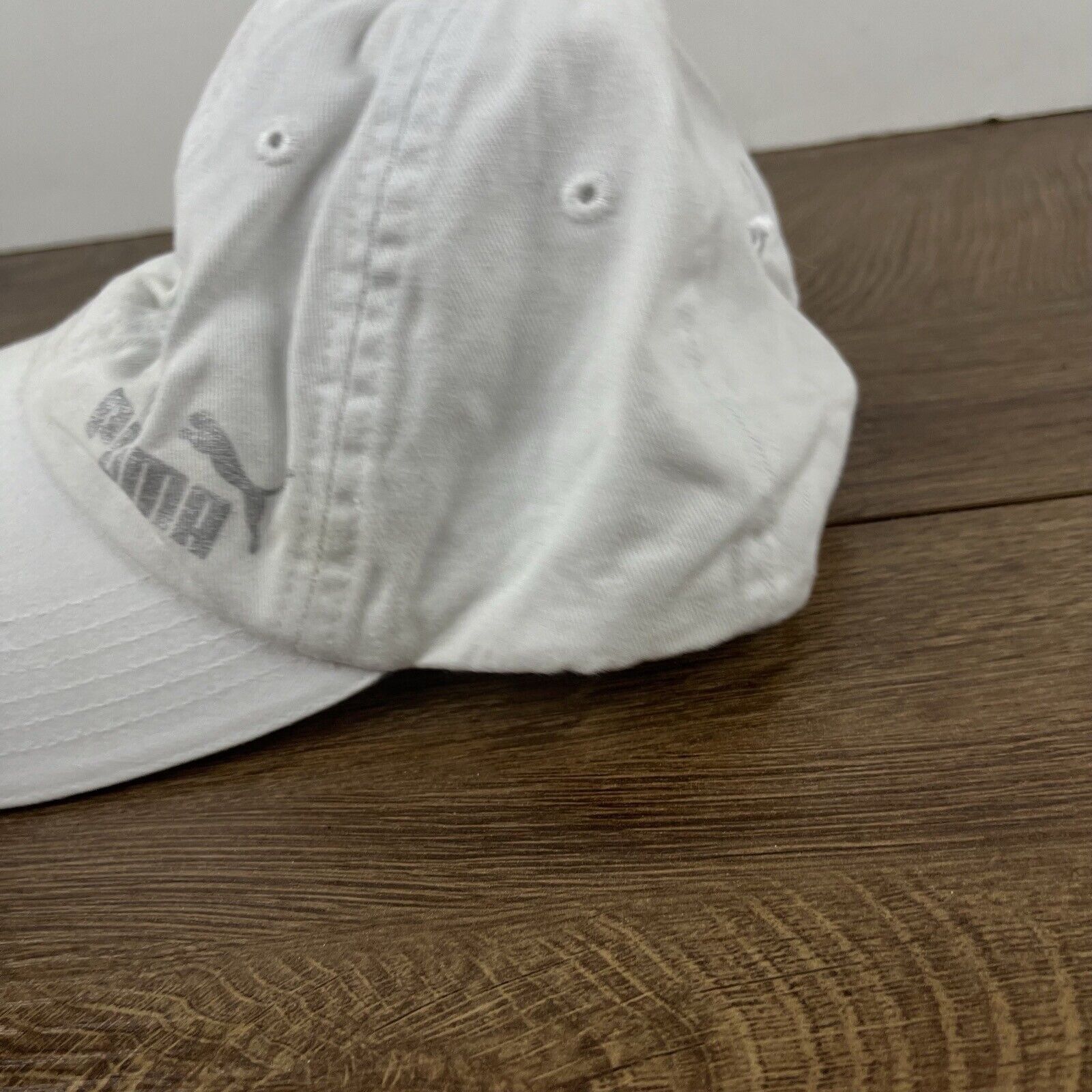 Puma PUMA Hat White Puma Athletic Hat White Hat Adjustable Adult Size ONE SIZE - 10 Thumbnail