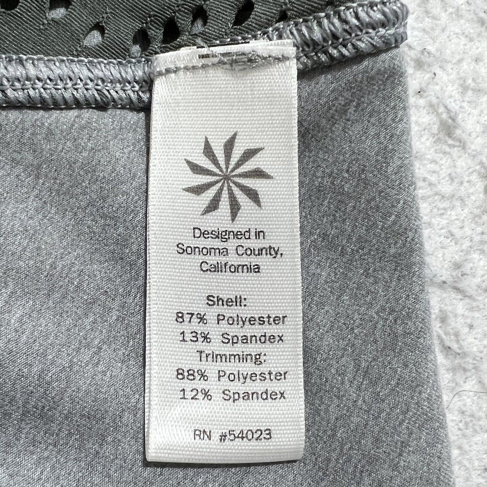 Gap Athleta Racerback Tank Top Sleeveless Gray Pullover Stretch Size S / US 4 / IT 40 - 4 Thumbnail
