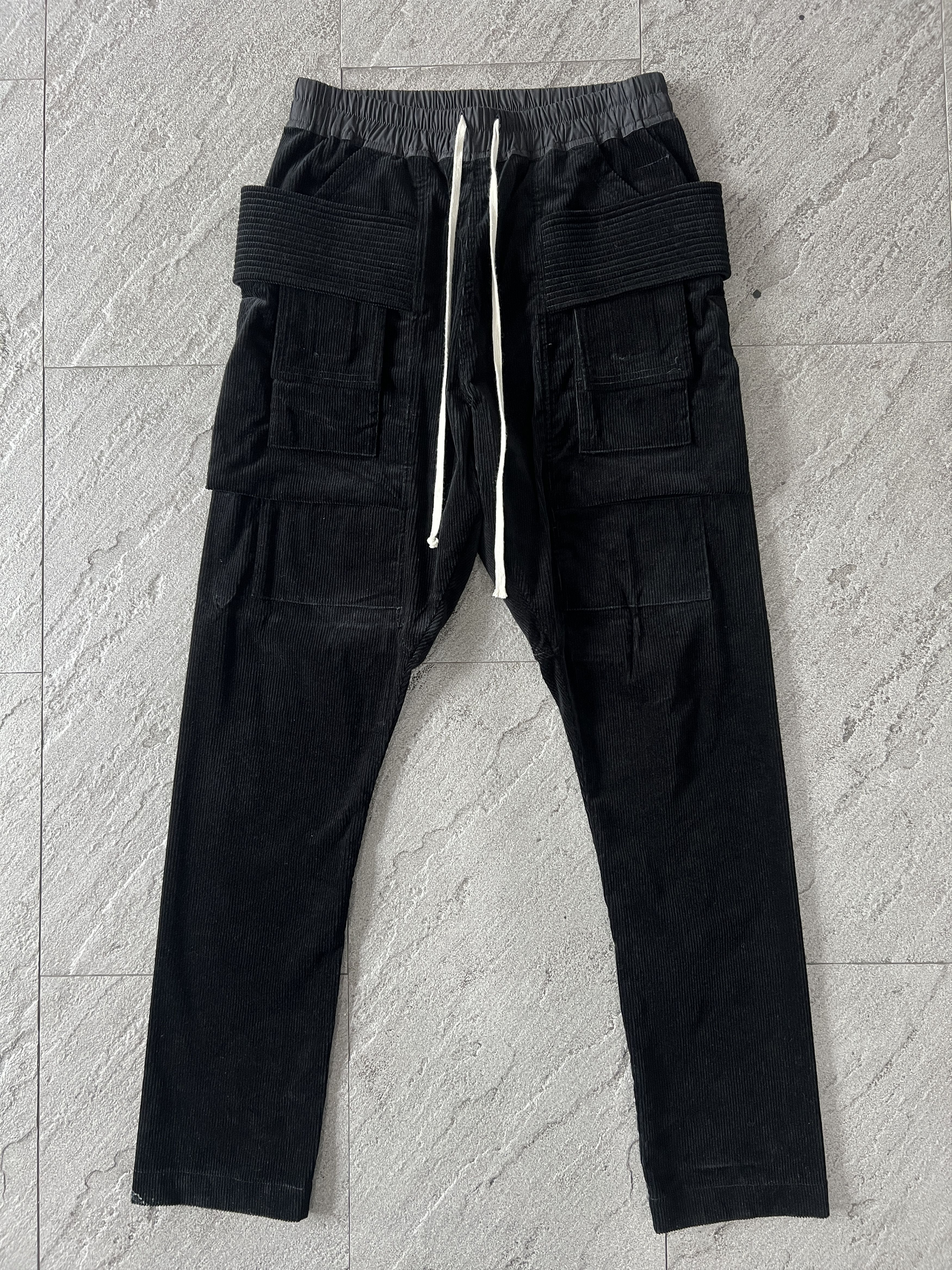 Rick Owens × Rick Owens Drkshdw XS TE Creatch Cargo Pants by Rick