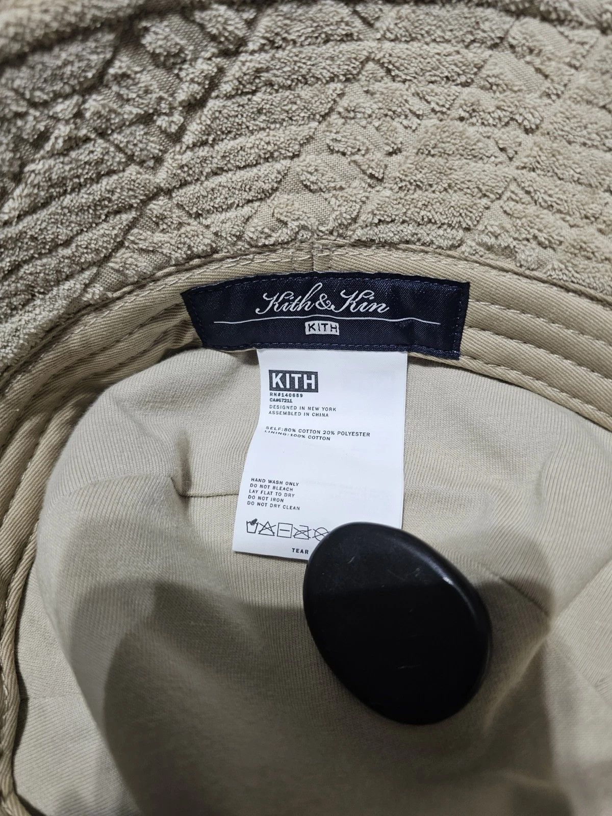 Kith Kith Terry Bucket Hat in Canvas Colorway All Over Jacquard Size ONE SIZE - 9 Thumbnail
