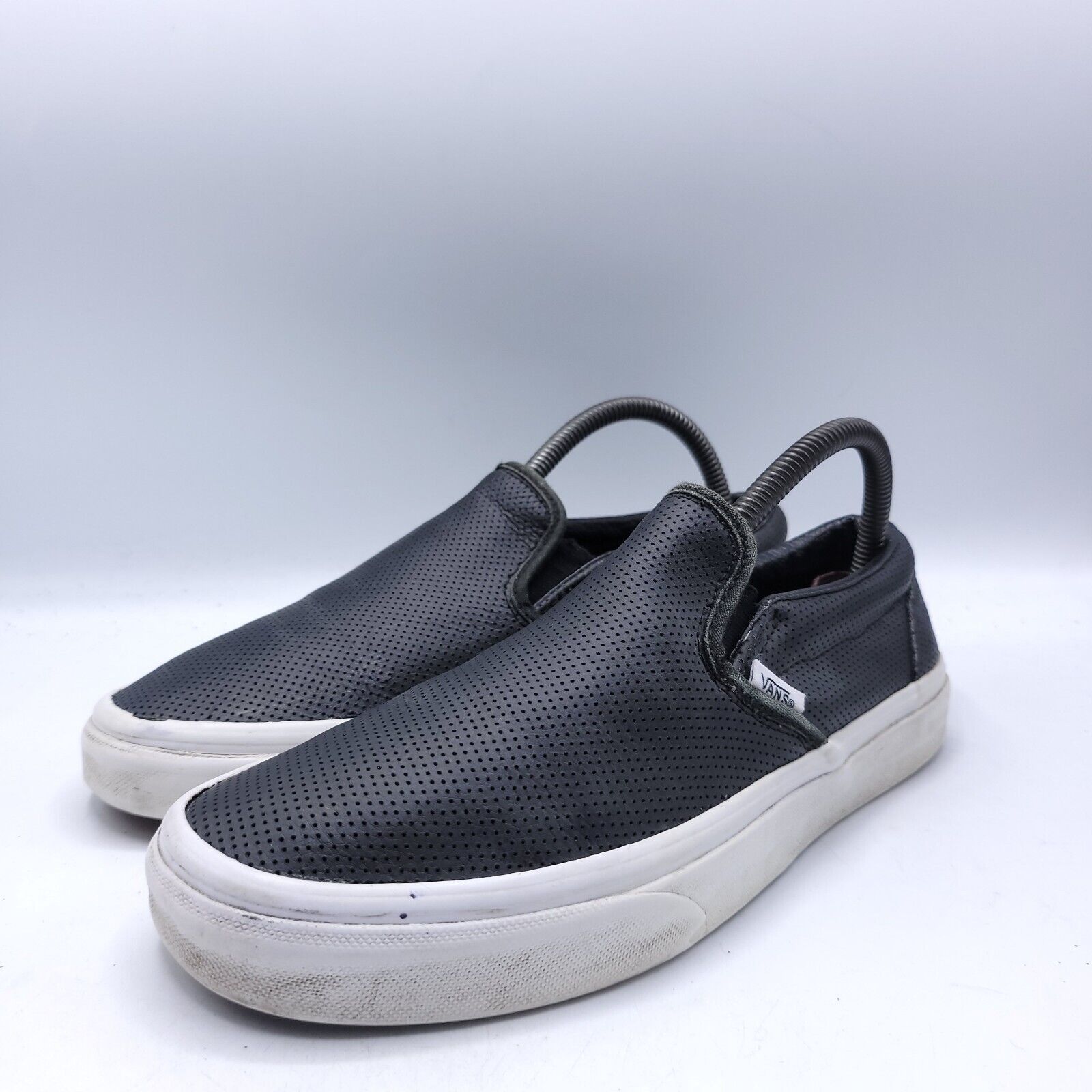 Vans Vans Off the Wall Shoe Womens Size 8.5 Mens 7 TB4R Black Size US 8.5 / IT 38.5 - 1 Thumbnail