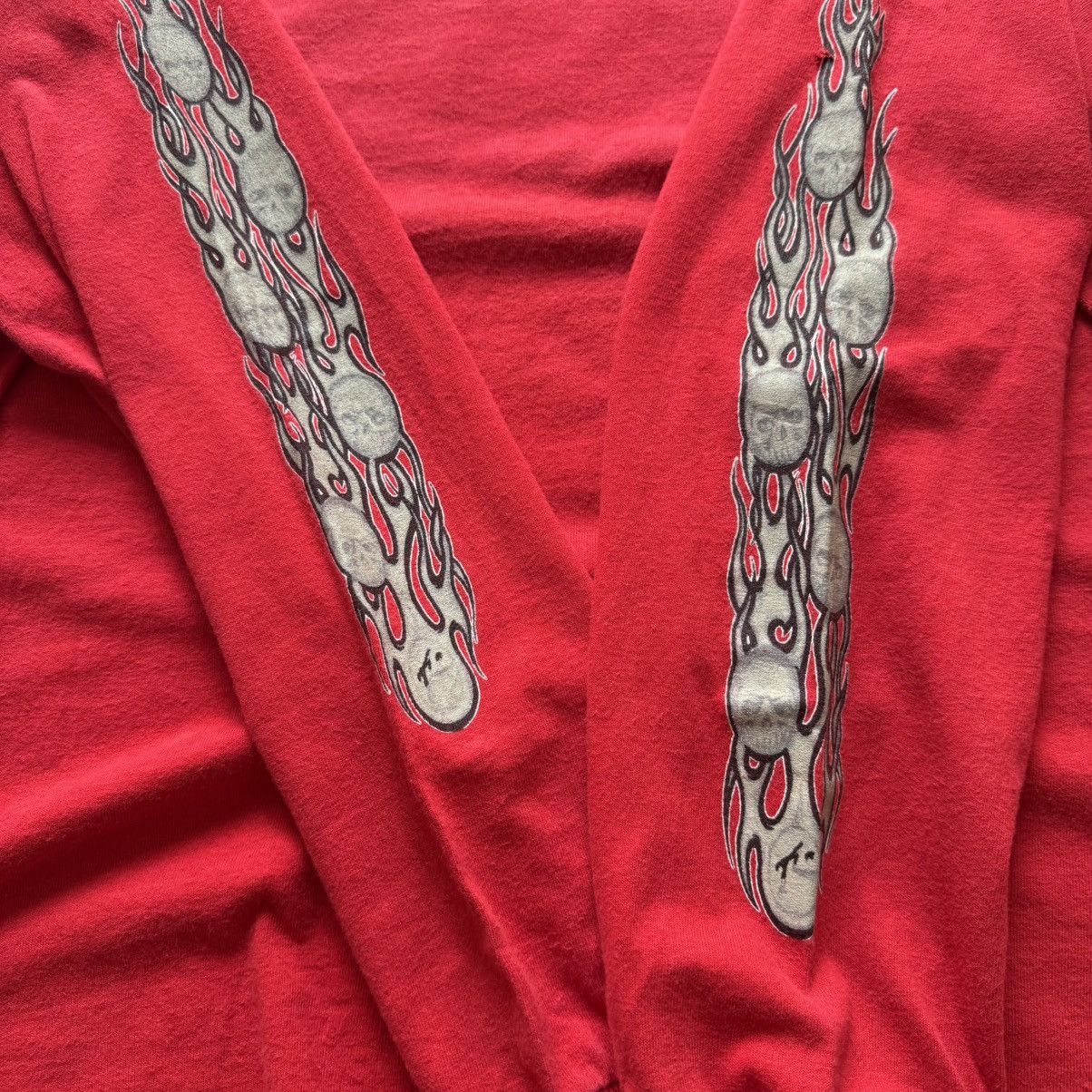 Rusty Vintage Rusty Flame Sleeve Skull Billabong Longslevee Surf Size US M / EU 48-50 / 2 - 3 Thumbnail