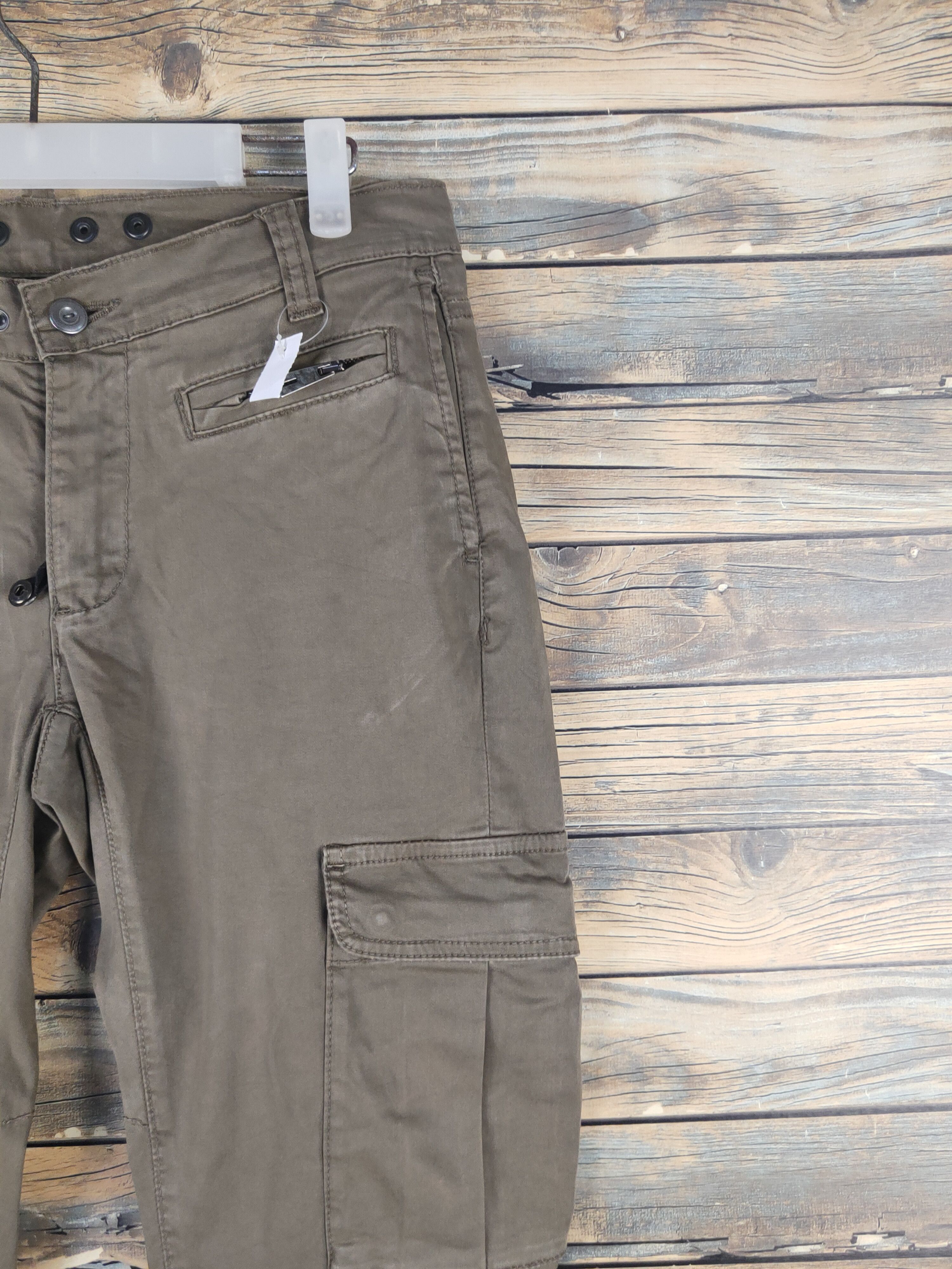 Japanese Brand DL Zara Brown Multipocket Tactical Cargo Pants #1574 Size US 31 - 5 Thumbnail