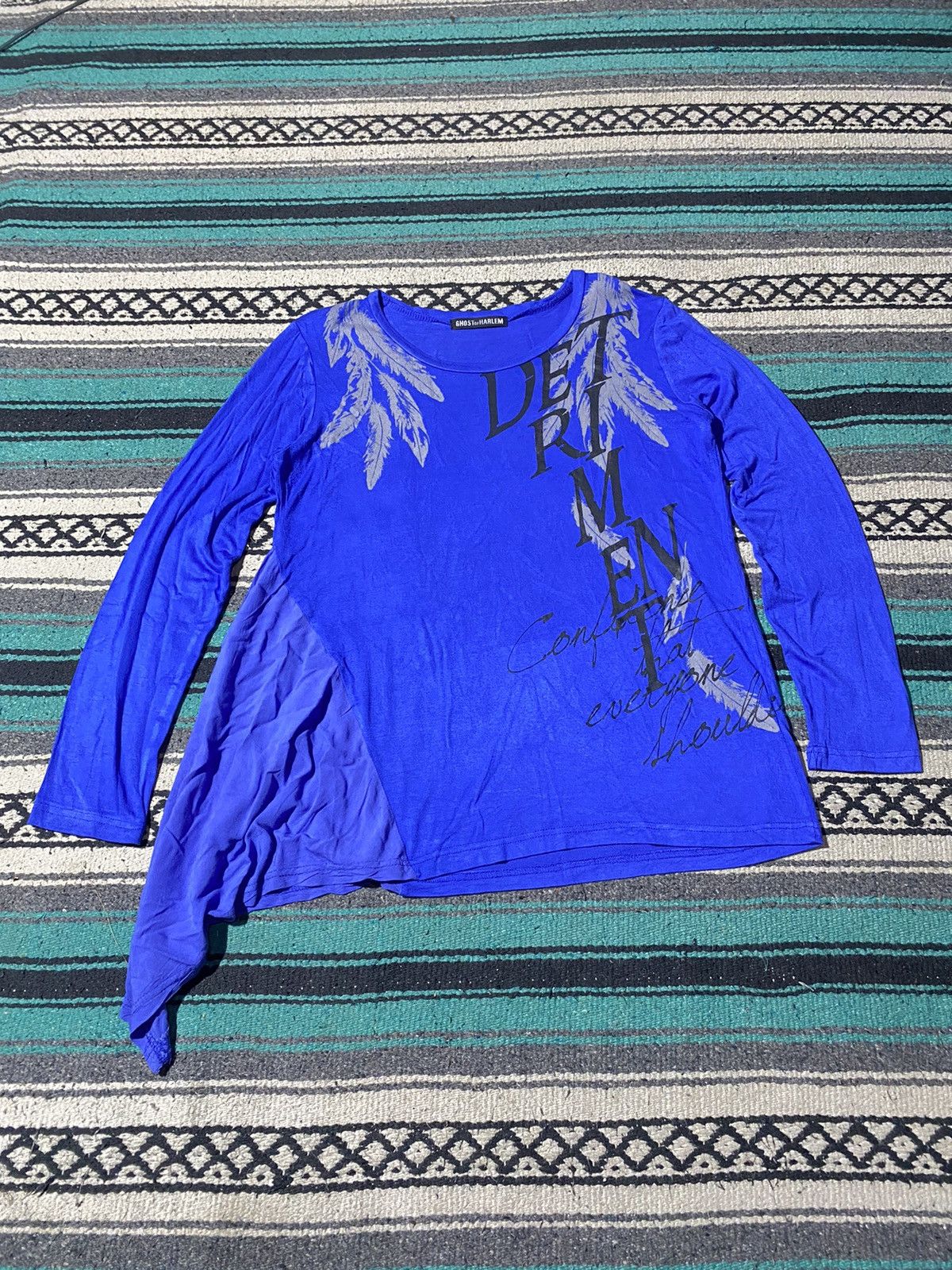 If Six Was Nine 2000s Ghost of Harlem - Reconstructed Vkei Shirt Size US M / EU 48-50 / 2 - 2 Thumbnail