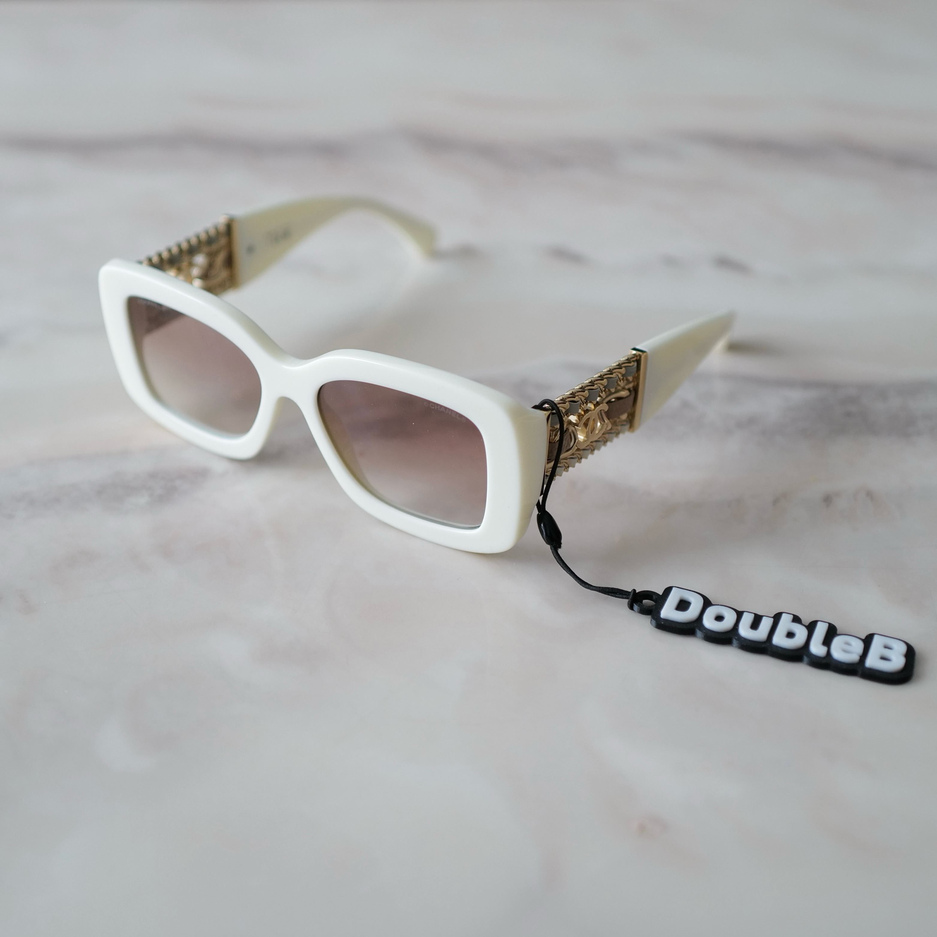 Chanel CHANEL 0CH5535Q 125513 WHITE BROWN Size ONE SIZE - 1 Thumbnail