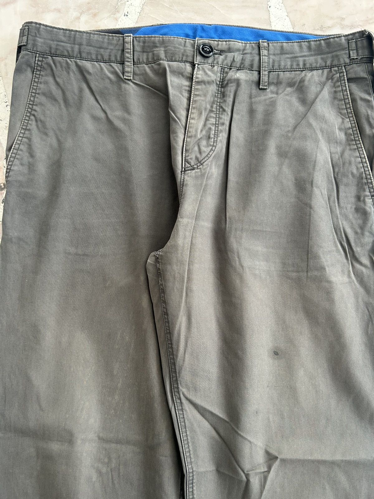 Burberry Burberry Brit Italy Vintage Green Trousers Size US 30 / EU 46 - 3 Thumbnail