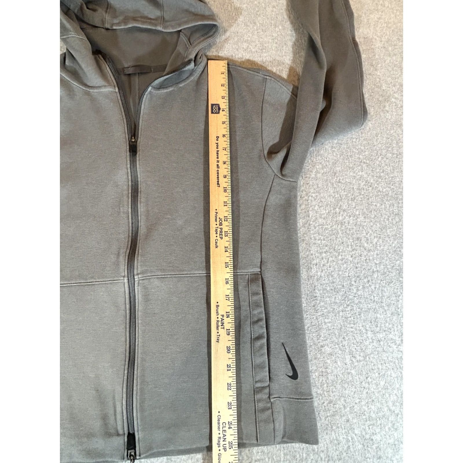 Nike Nike Hoodie Shirt Mens Small Gray Dri-FIT Full Zip Yoga Sweatshirt Lightweight Athletic Size US S / EU 44-46 / 1 - 6 Thumbnail