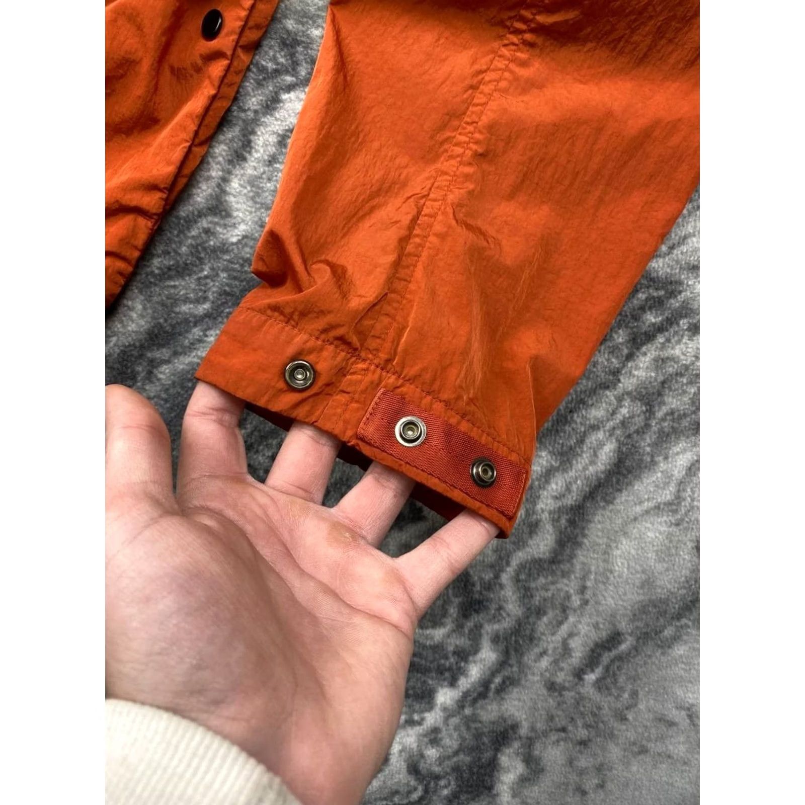 Vintage C.P. Company Chrome-R Mixed Goggle Overshirt Men Size M Orange Jacket Windbreaker Spring Nylon Zip Casual Mens Size US M / EU 48-50 / 2 - 6 Thumbnail