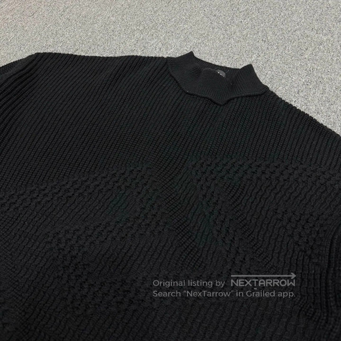 Versace Versace Black Knit Sweater Medusa Pattern. Size US S / EU 44-46 / 1 - 3 Thumbnail