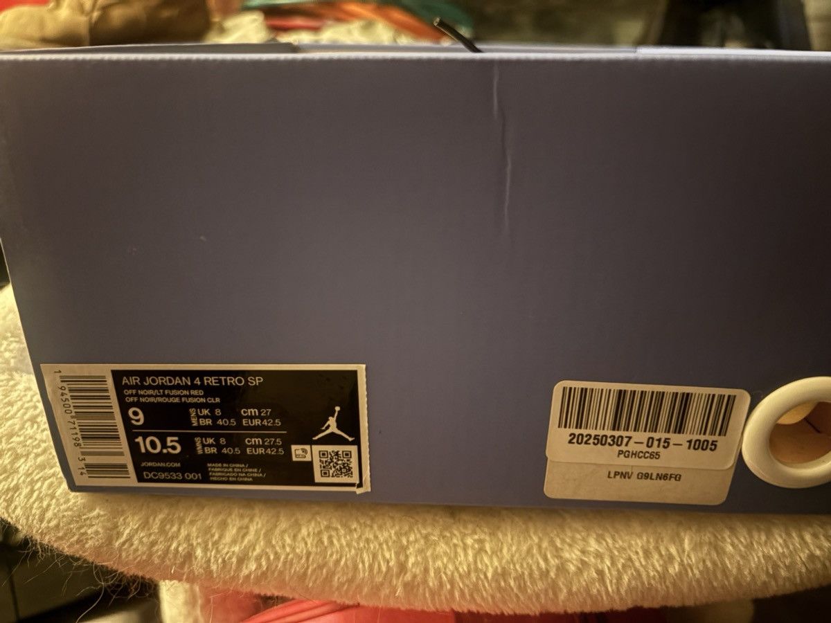 Jordan Brand × Union LA Union la air jordan 4 off noir Size US 9 / EU 42 - 3 Thumbnail