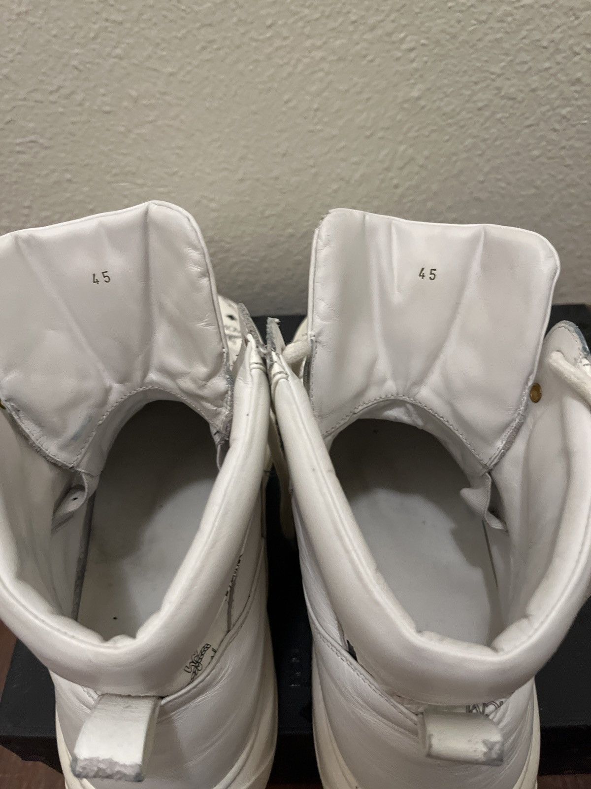 MCM MCM High Top Sneakers Big Logo Luxury Shoes With Box Men 45 Size US 11.5 / EU 44-45 - 8 Thumbnail