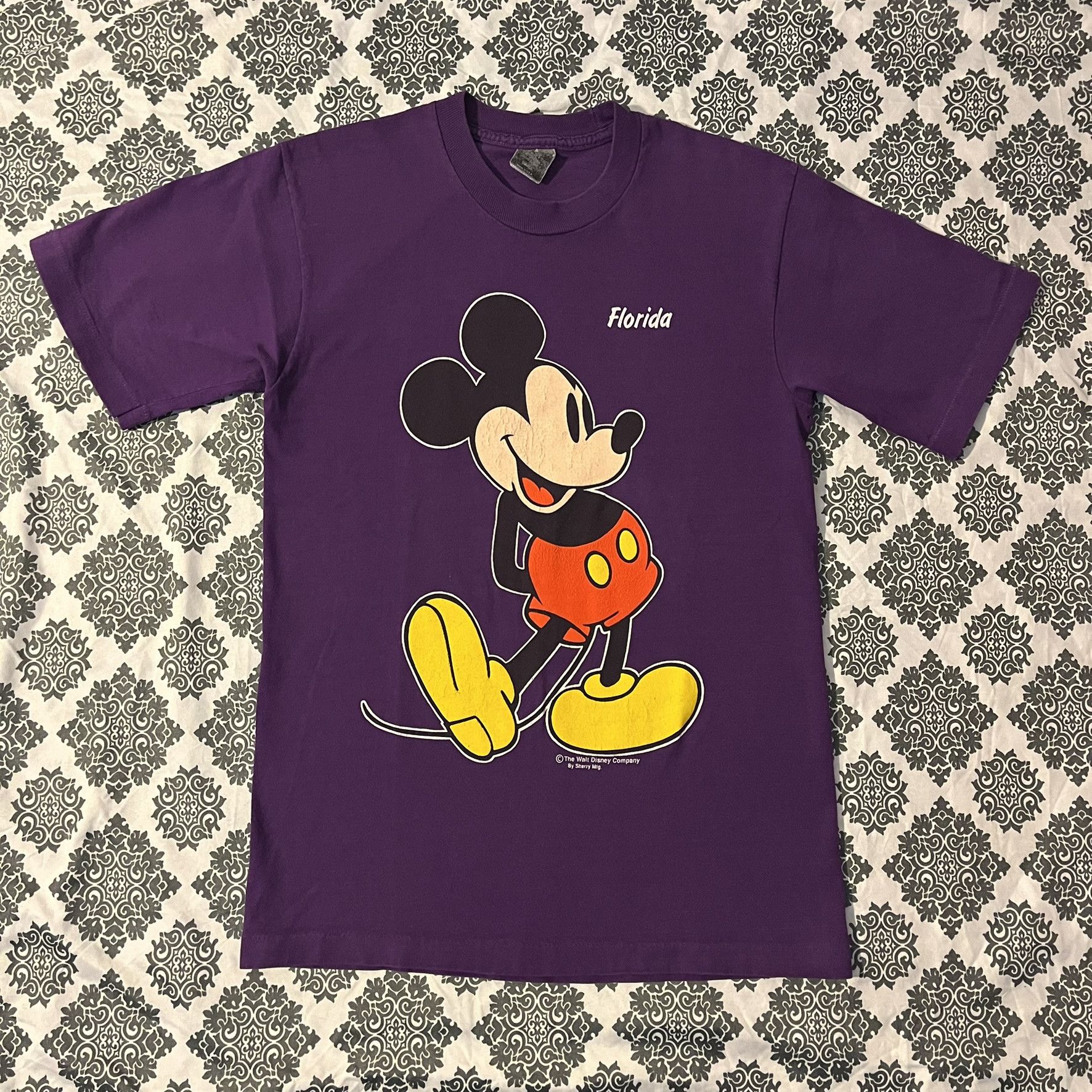 Disney VTG 90s Walt Disney Mickey Mouse Florida Single Stitch Tee Size US S / EU 44-46 / 1 - 1 Thumbnail