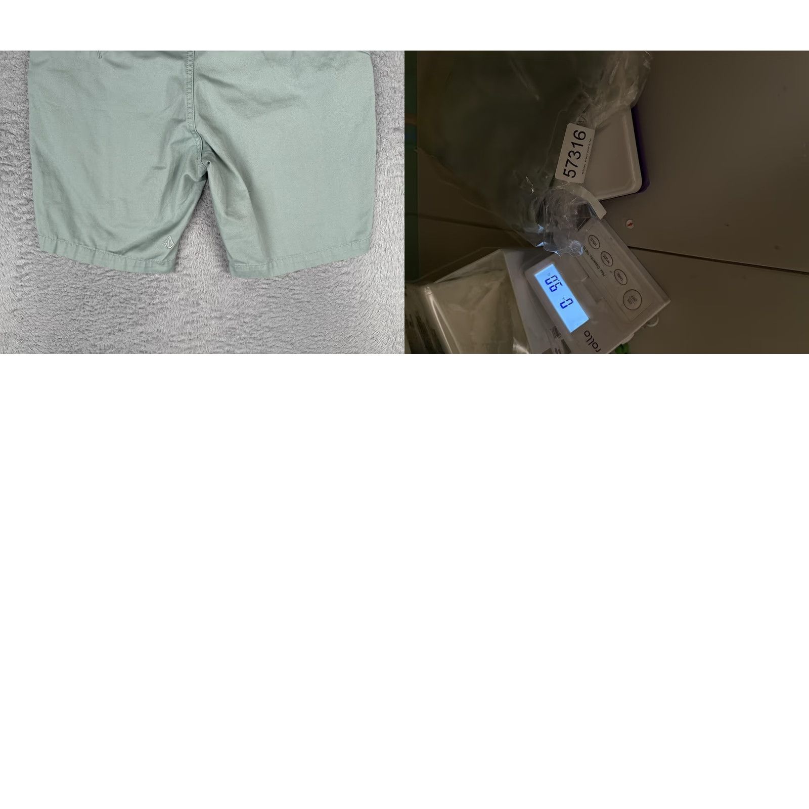 Volcom Volcom Shorts Mens 28 Green Canvas Chino Flat Front 8 Inseam Casual Summer Wear Size US 28 / EU 44 - 10 Thumbnail