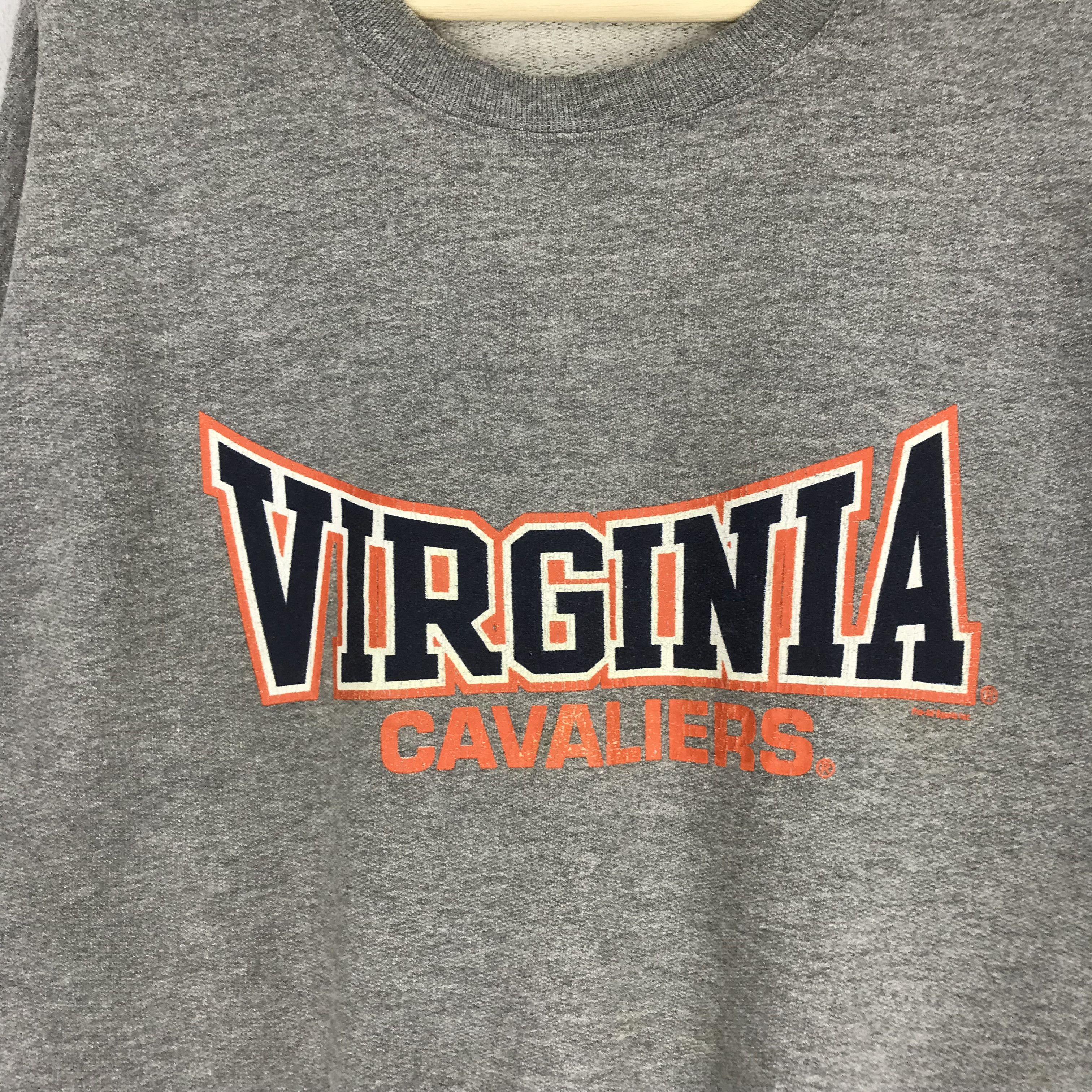 NCAA Vintage Y2K Virginia Cavaliers Ncaa Sweatshirt - 83 Size US L / EU 52-54 / 3 - 3 Thumbnail