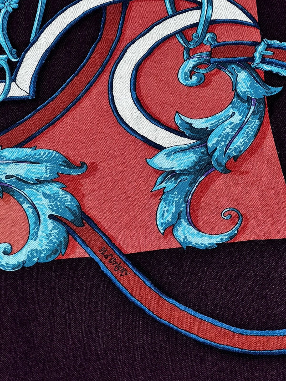 Hermes Hermes Paris L’Instruction Du Roy Cashmere Silk 140x140 cms Size ONE SIZE - 6 Thumbnail