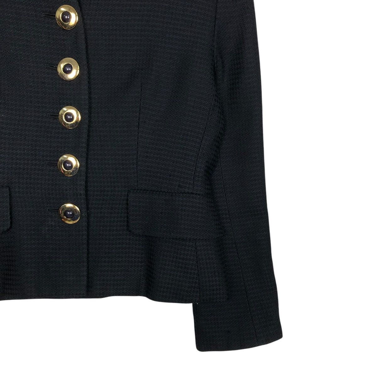 Christian Dior Monsieur 🔥RICH BLACK VINTAGE CROPPED JACKETS CHRISTIAN DIOR Size M / US 6-8 / IT 42-44 - 7 Thumbnail