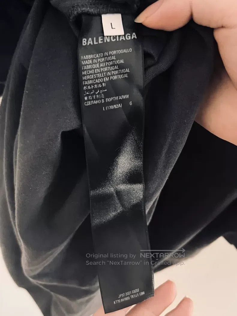 Balenciaga Balenciaga Black Embroidered Coke Short Sleeve L Size US L / EU 52-54 / 3 - 4 Thumbnail