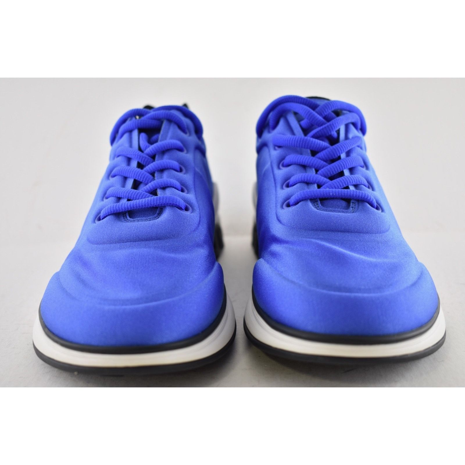 Chanel Chanel Men 19P Blue Lycra White Black CC Logo Lace Low Size US 11 / EU 44 - 7 Thumbnail