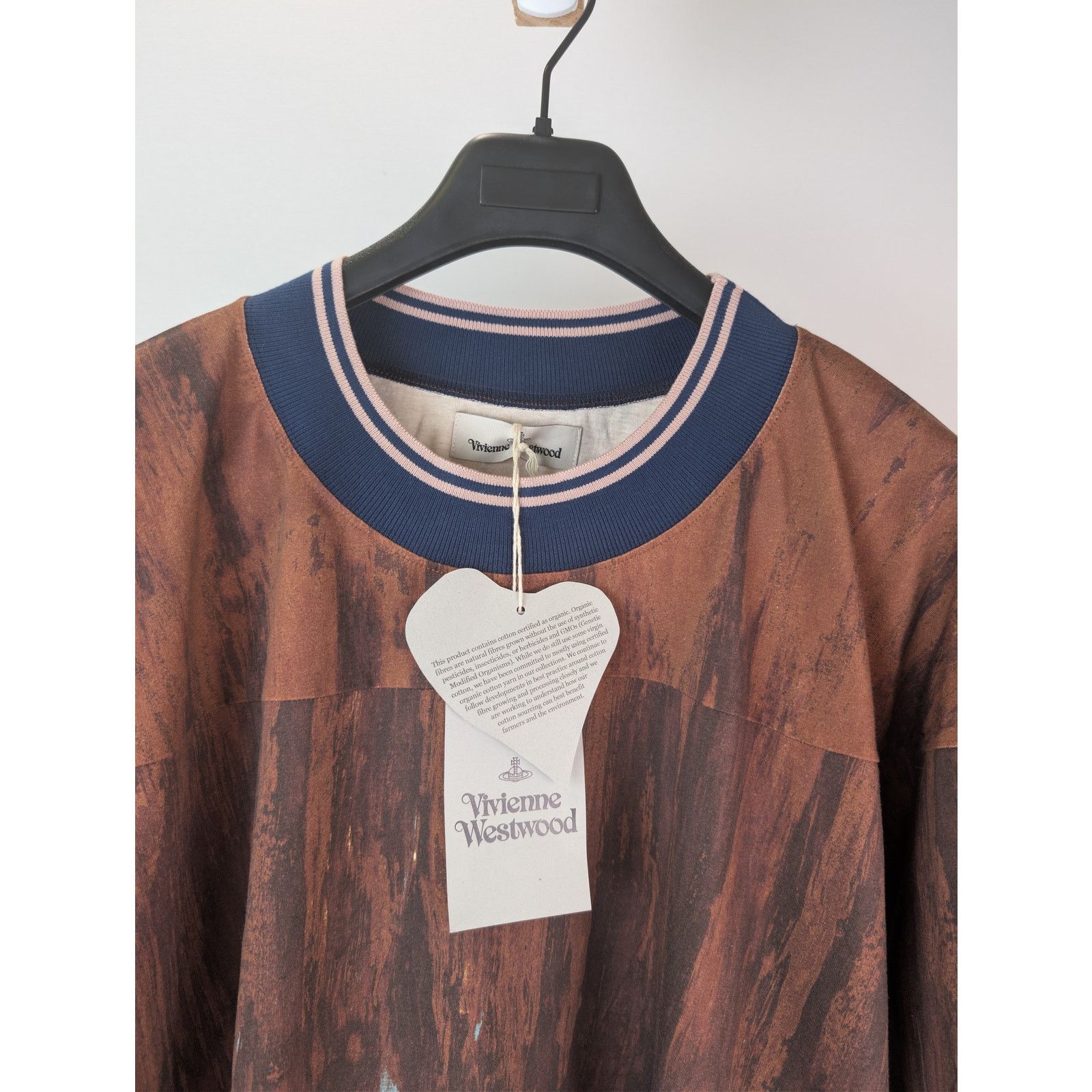 Vivienne Westwood o1rshd1 Fresh T-Shirt in Blue / Brushed Organic Jersey Size US L / EU 52-54 / 3 - 7 Thumbnail