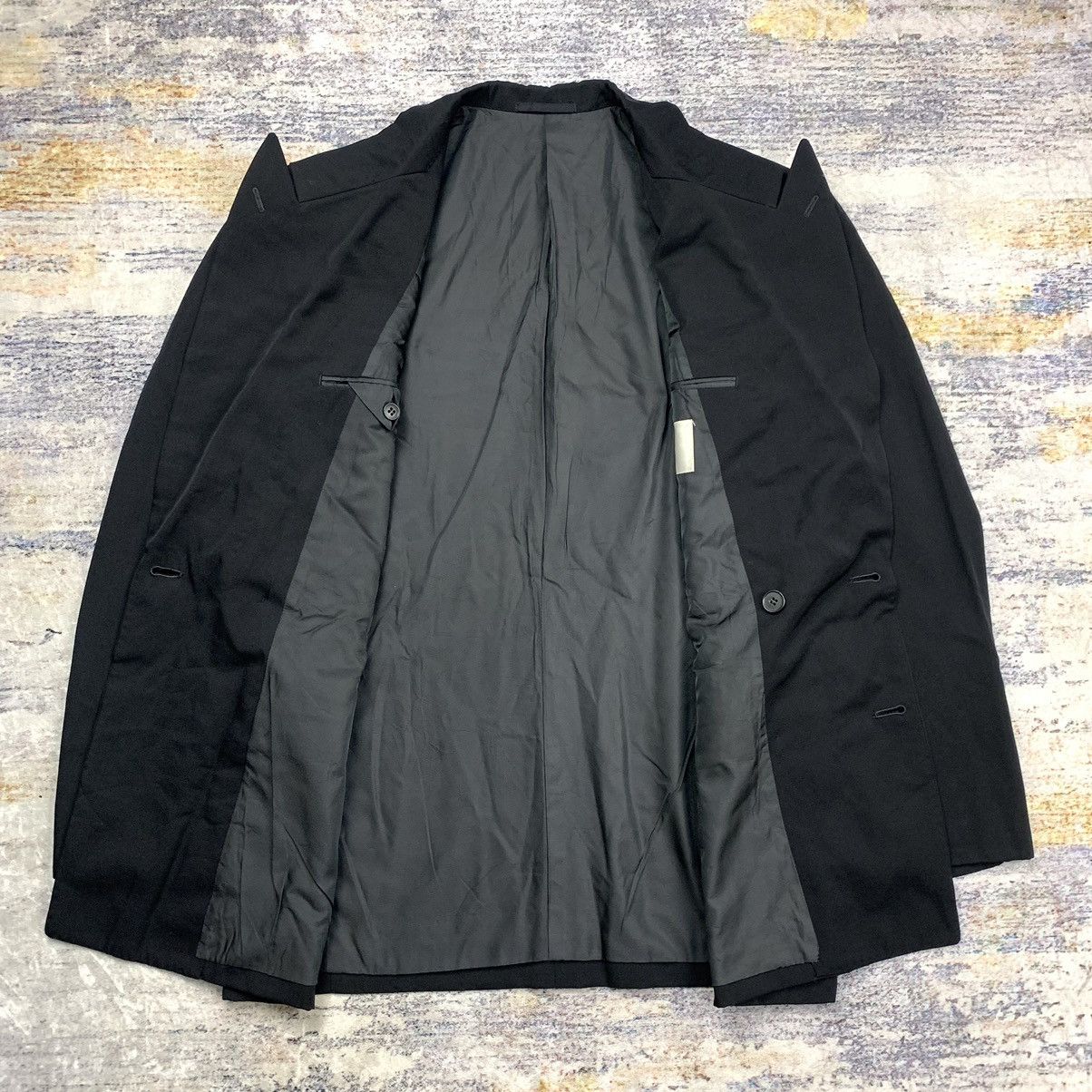 Yohji Yamamoto L.Q. Y’s for men double breasted blazer size L Size 40R - 8 Thumbnail