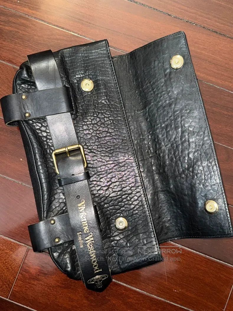 Vivienne Westwood Vivienne Westwood size os Black Punk Rock Belted Bag Handba Size ONE SIZE - 5 Thumbnail