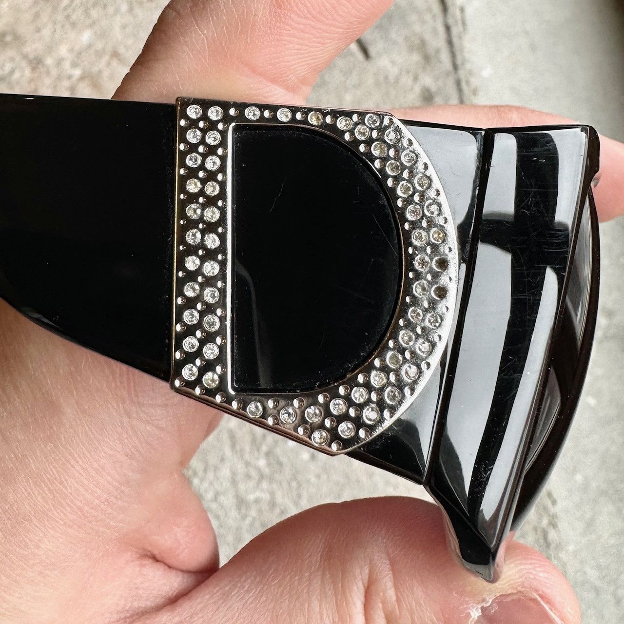 Dolce & Gabbana Dolce & Gabbana DG4018 2000s Black Square Sunglasses Size ONE SIZE - 12 Thumbnail