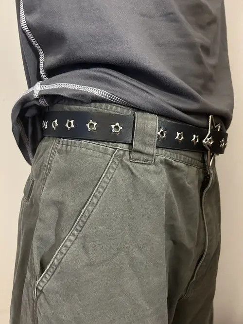Japanese Brand C2 - Star Buckle Grommet Belt Size ONE SIZE - 6 Thumbnail