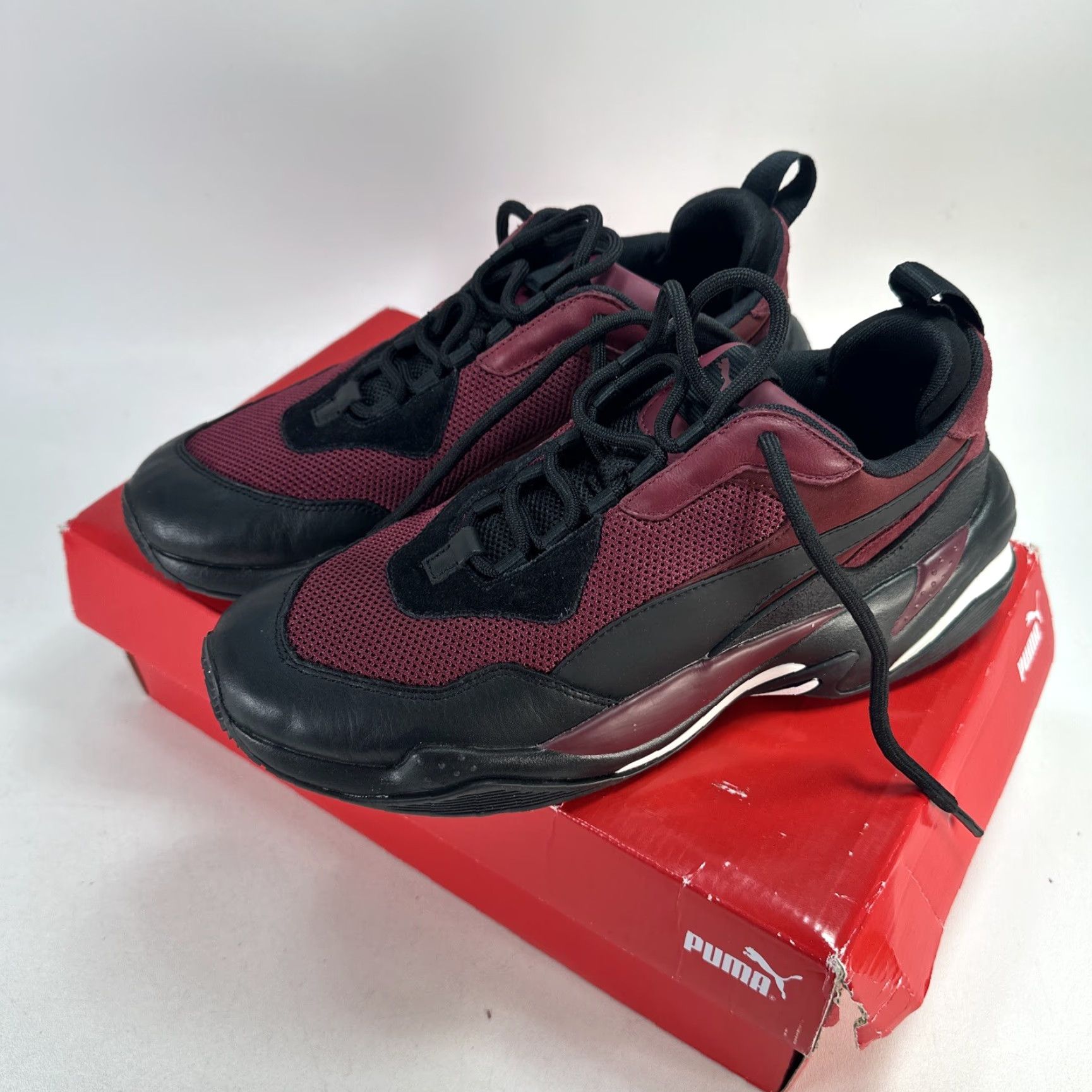 Puma PUMA Thunder Spectra - Mens Sneaker 367516-03 Maroon/Black 10M US 12 UK 12 Athletic Shoes Mens Sneakers Size US 12 / EU 45 - 5 Thumbnail