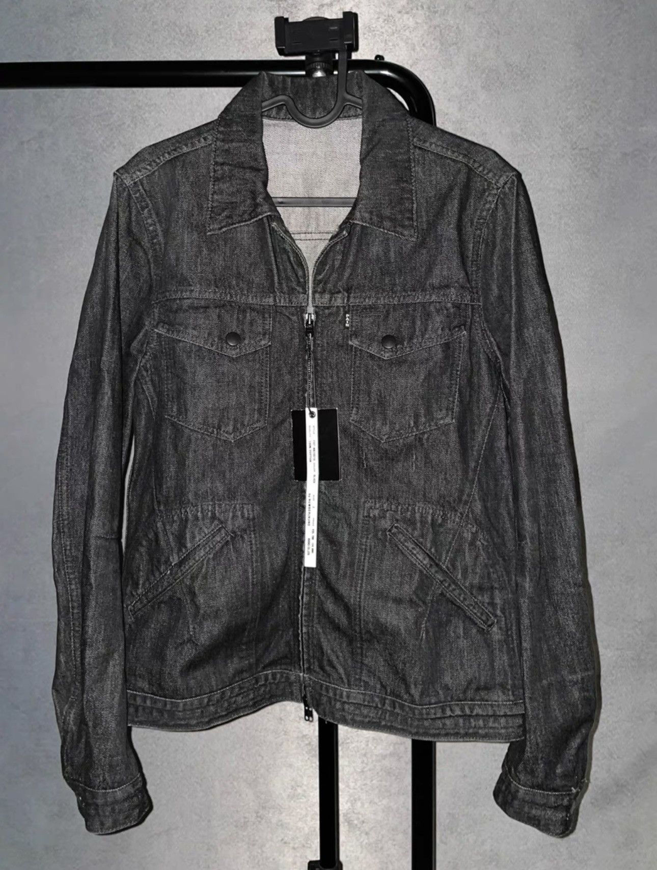 Number (N)ine Number (N)ine PAIN tag phonetic symbol denim jacket Size US M / EU 48-50 / 2 - 1 Thumbnail