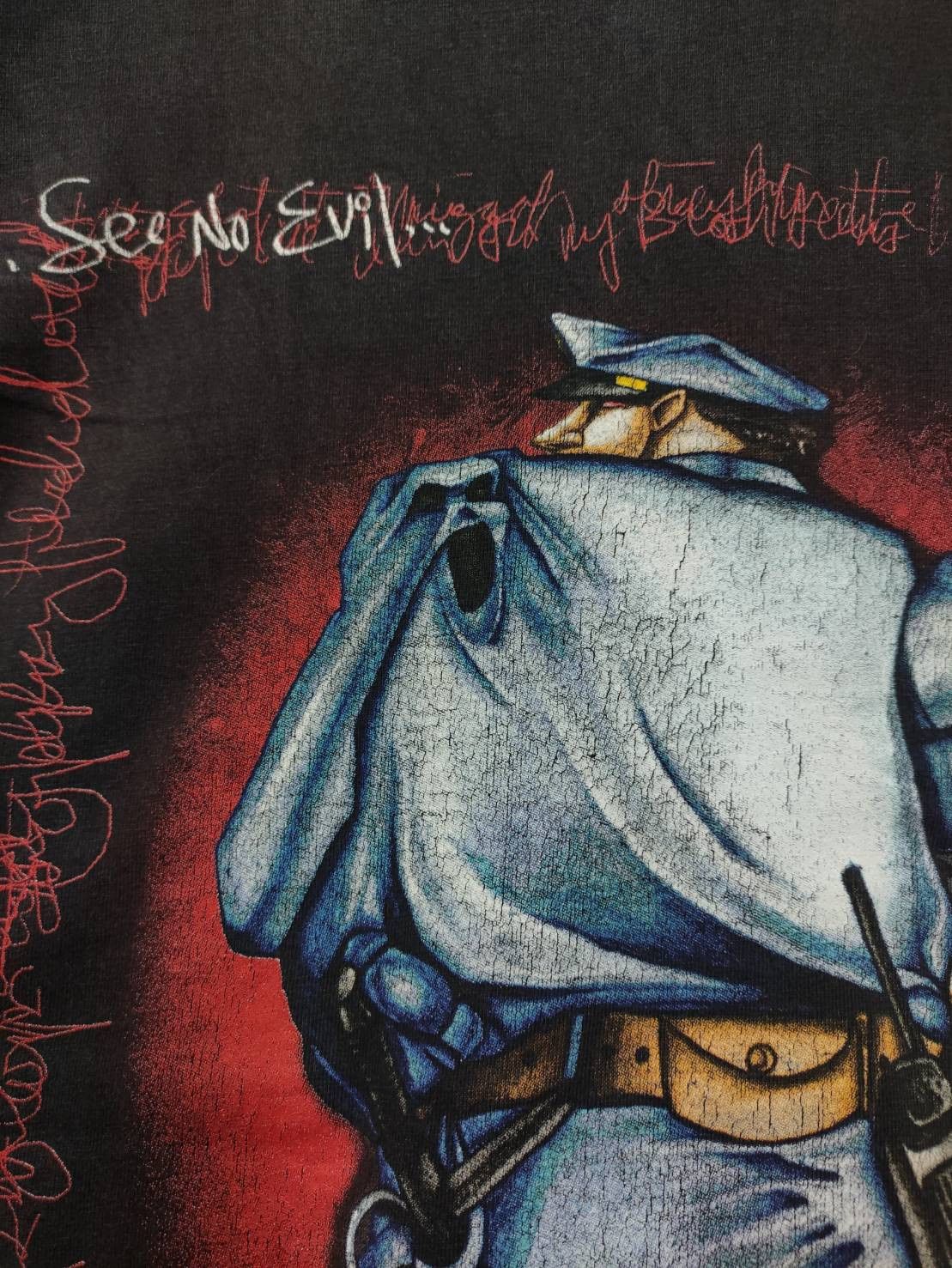 Ecko Unltd. Rare Vtg 90's Ecko Unltd " See No Evil " Limited Made in USA Size US L / EU 52-54 / 3 - 5 Thumbnail