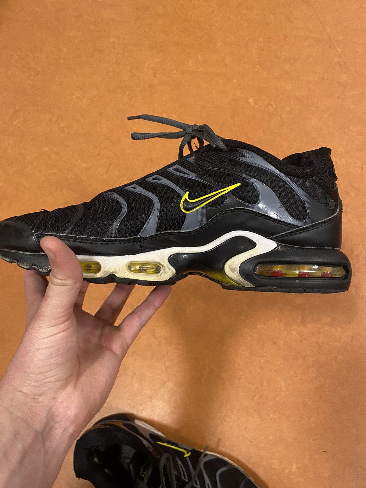 Nike × Vintage Vintage Nike Tn Air Max Plus Black Active Size US 10 / EU 43 - 8 Thumbnail