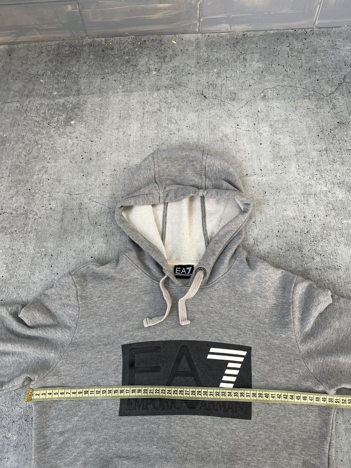 Emporio Armani Vintage Giorgio Armani hoodie Armani Jeans big logo Size US S / EU 44-46 / 1 - 8 Thumbnail