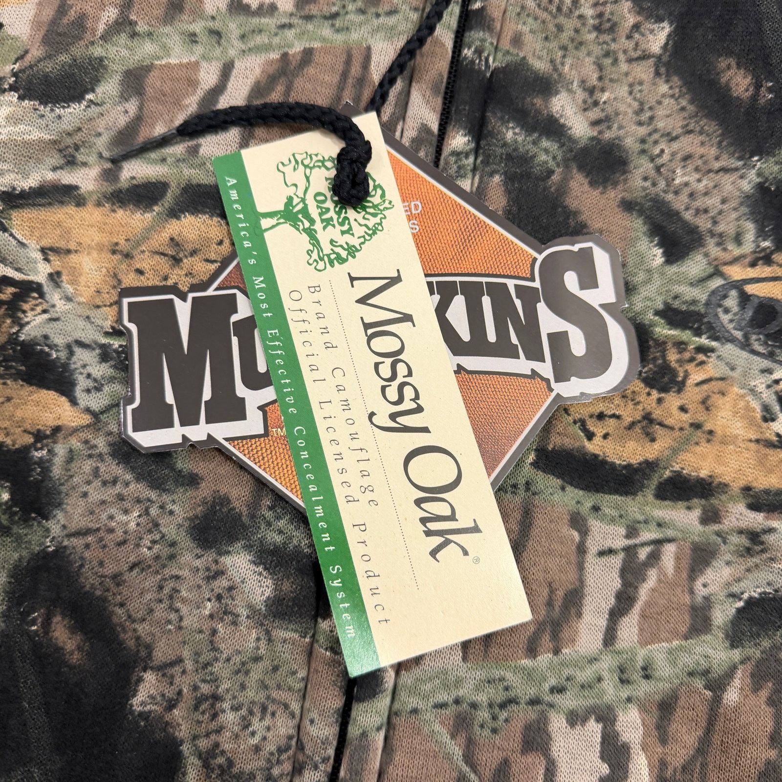 Vintage Vintage Muleskins Camo Hoodie 2XL Full Zip Sweatshirt NEW Size US XXL / EU 58 / 5 - 4 Thumbnail