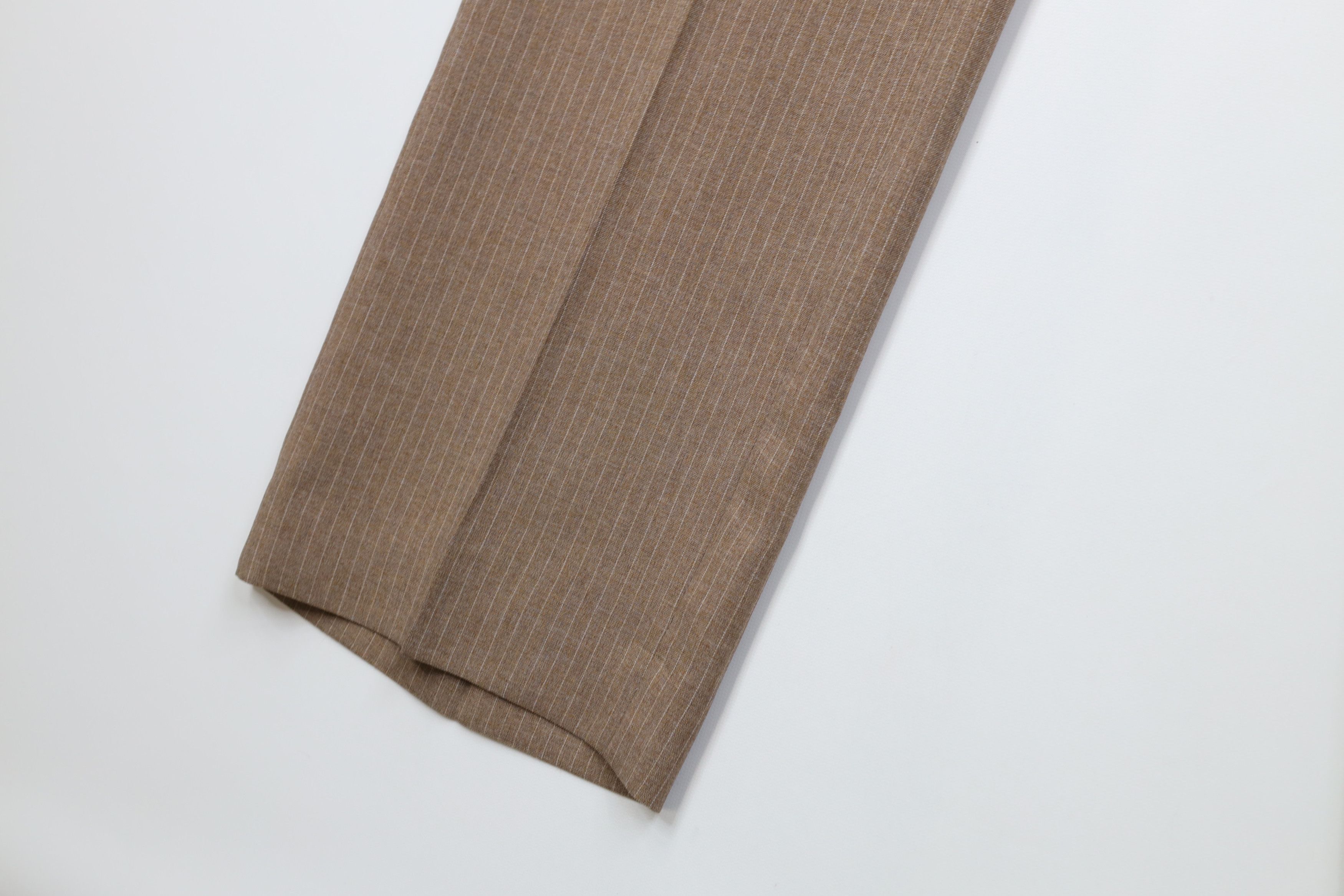 Vintage Vintage 70s Streetwear Knit Wide Leg Chino Pants Beige USA Size US 34 / EU 50 - 6 Thumbnail