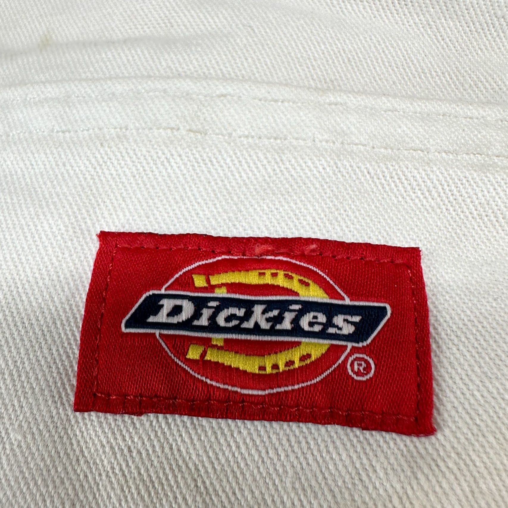 Dickies VINTAGE Dickies Shorts Mens 36 White Canvas Cotton Carpenter Logo Pockets 5-Pocket Design Baggy Relaxed Cargo Workwear Casual Summer Spring Fall Mens Size US 36 / EU 52 - 7 Thumbnail