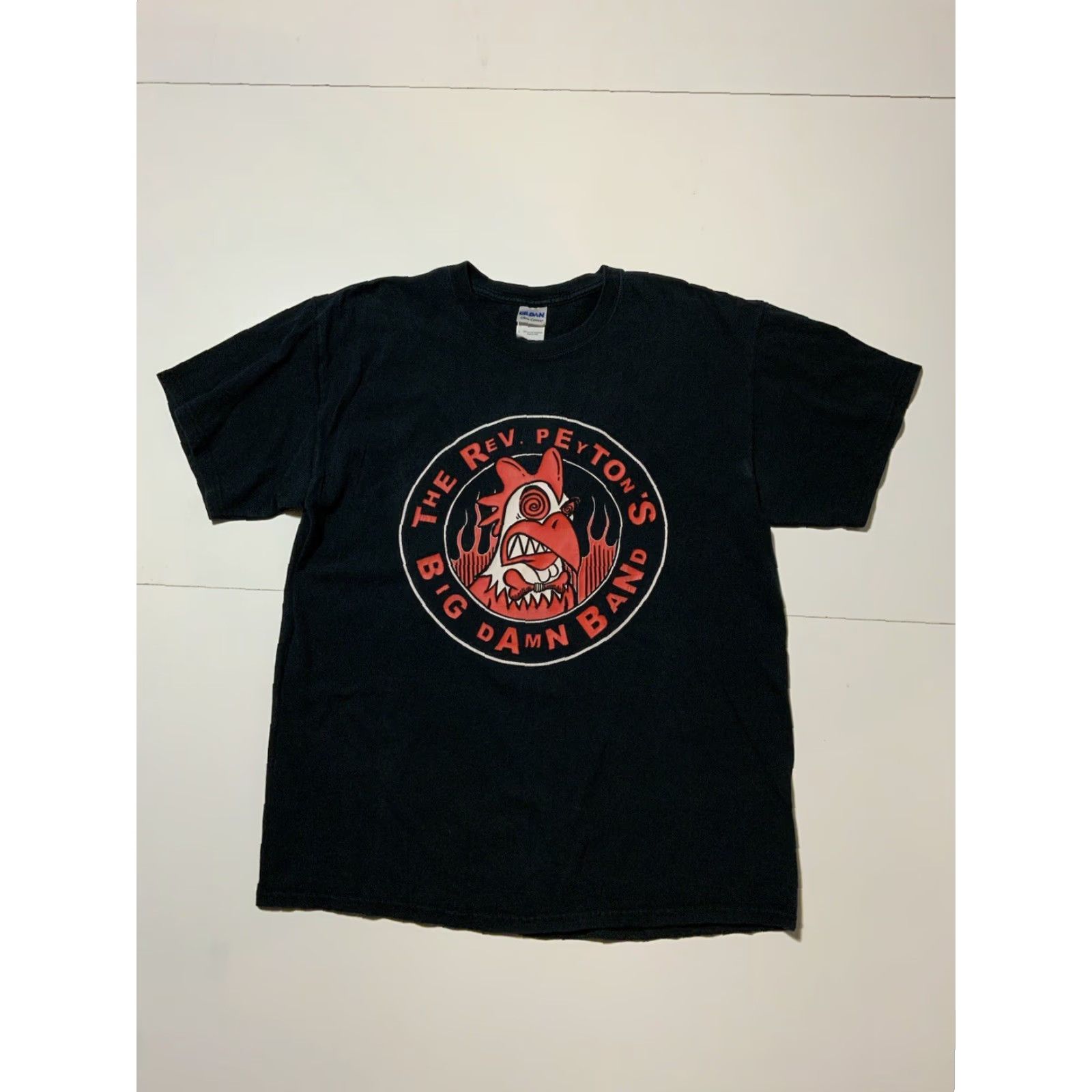 Gildan The Reverend Peyton’s Big Damn Band Rockabilly Country Blues Black T-Shirt Sz. L Size US L / EU 52-54 / 3 - 2 Thumbnail