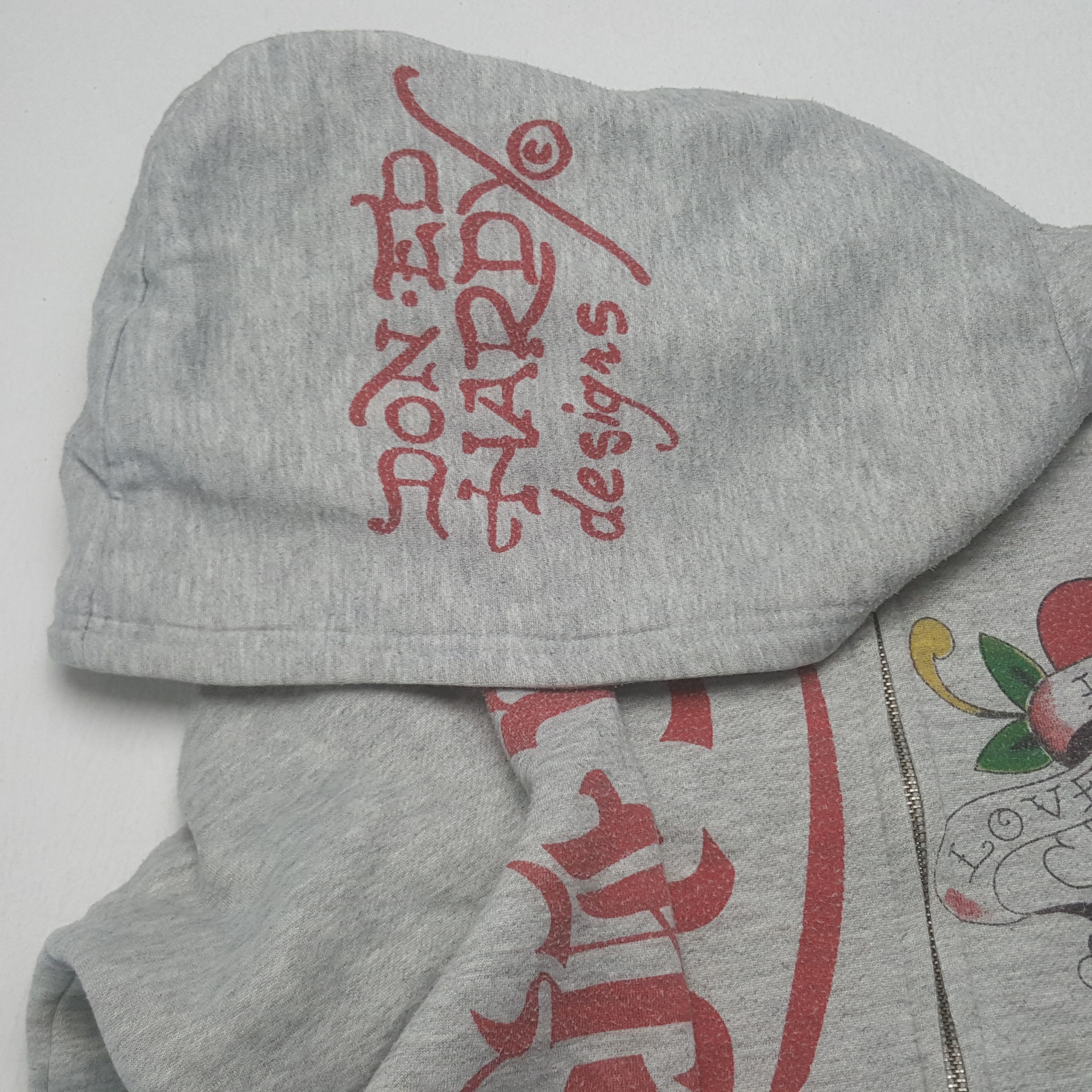 Christian Audigier × Ed Hardy × Vintage Vintage Ed Hardy Zipper Jacket With Hoodies Size US M / EU 48-50 / 2 - 10 Thumbnail