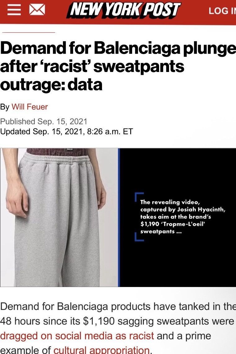 Balenciaga FW21 Trompe L’oeil Double Waist Hybrid Boxer Sweatpants Size US 36 / EU 52 - 2 Thumbnail