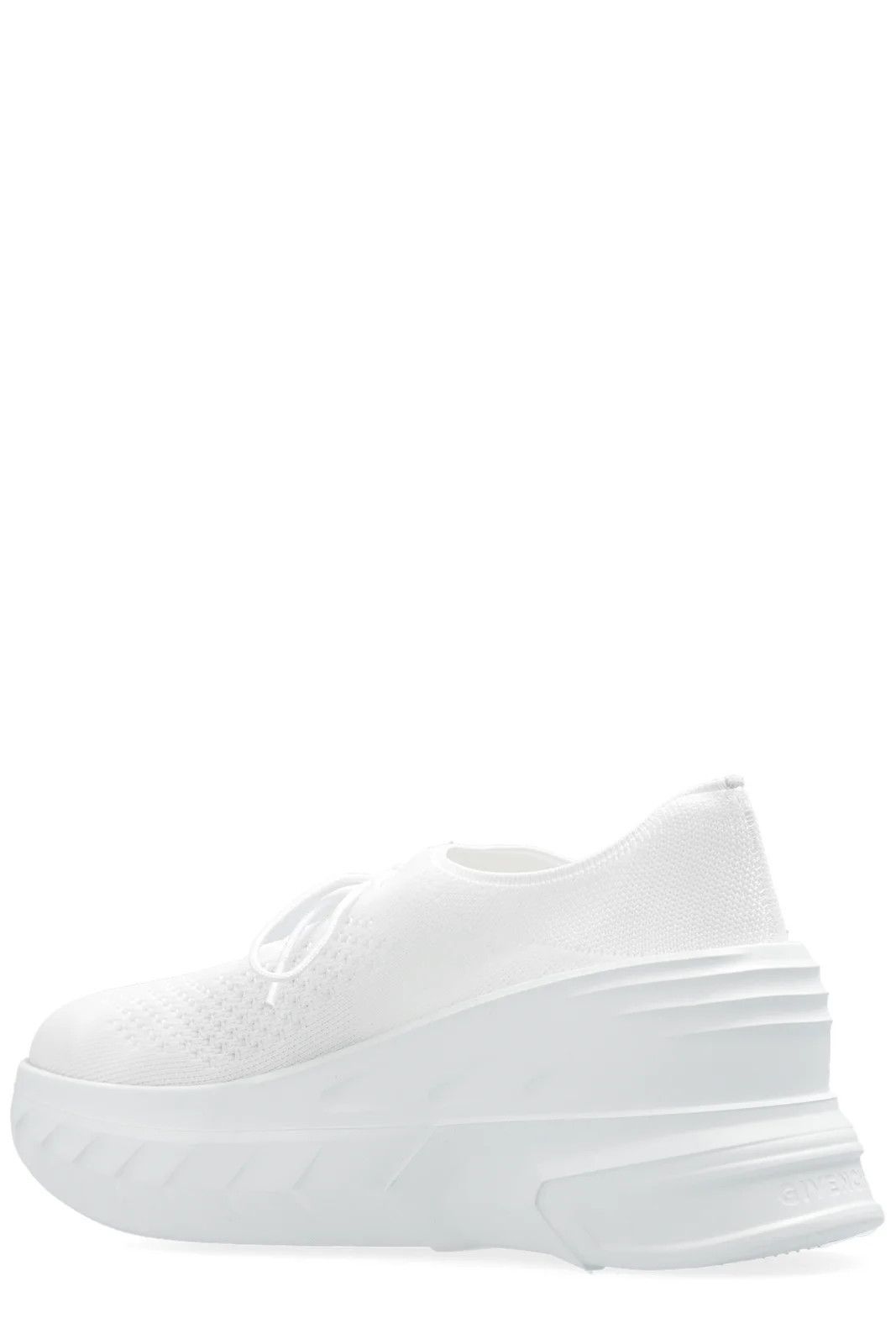 Givenchy o1w1db10525 Marshmallow Wedge Sneakers in White Size US 9 / IT 39 - 3 Thumbnail