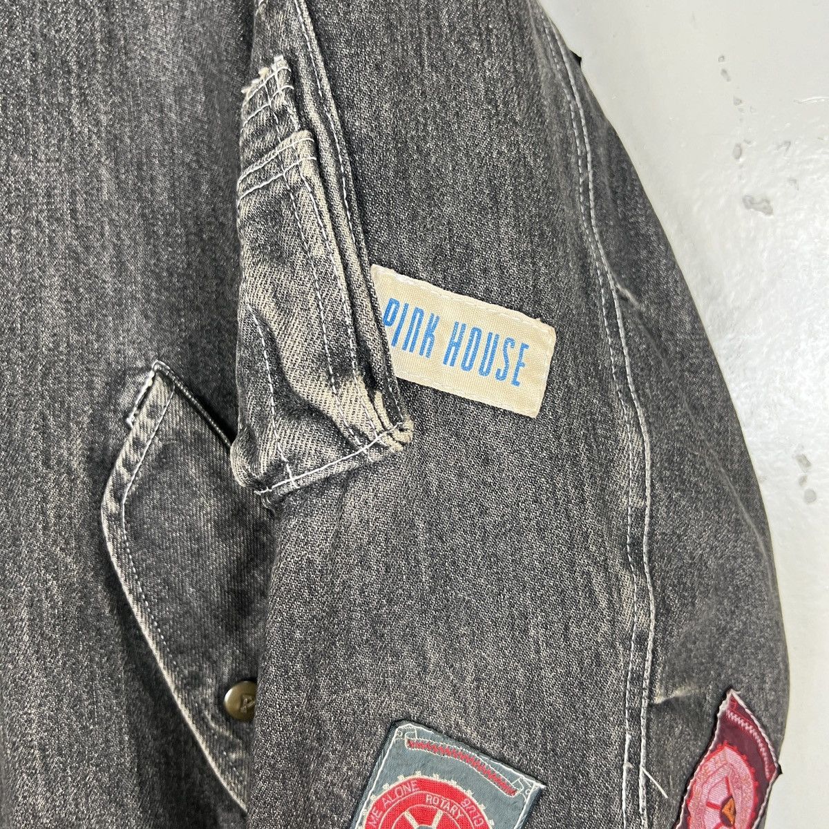 Pink House 🔥 ARCHIVES PINK HOUSE MULTI PATCHES DENIM BOMBER JACKET Size US M / EU 48-50 / 2 - 15 Thumbnail