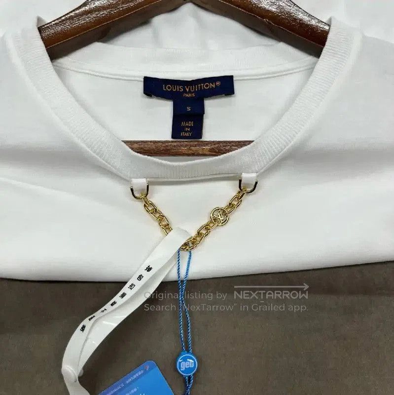 Louis Vuitton Louis Vuitton White Cotton Women's T. Size XS / US 0-2 / IT 36-38 - 3 Thumbnail