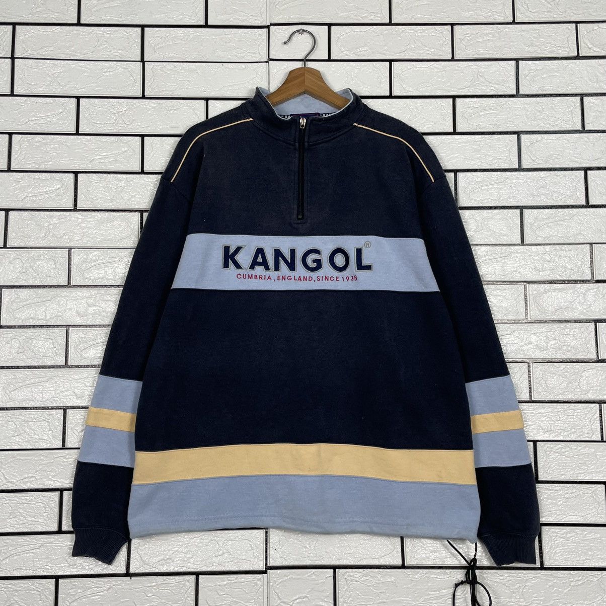 Kangol Kangol Color Block Sweatshirt Size US L / EU 52-54 / 3 - 1 Thumbnail