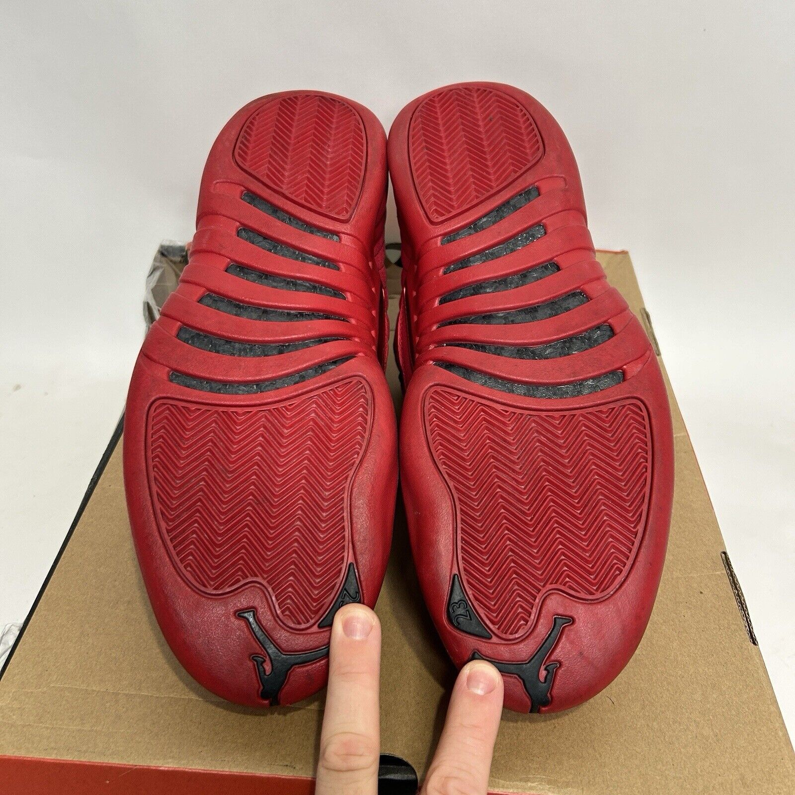 Nike Nike Air Jordan 12 Retro OG “Gym Red/Triple Red” Size US 10.5 / EU 43-44 - 6 Thumbnail