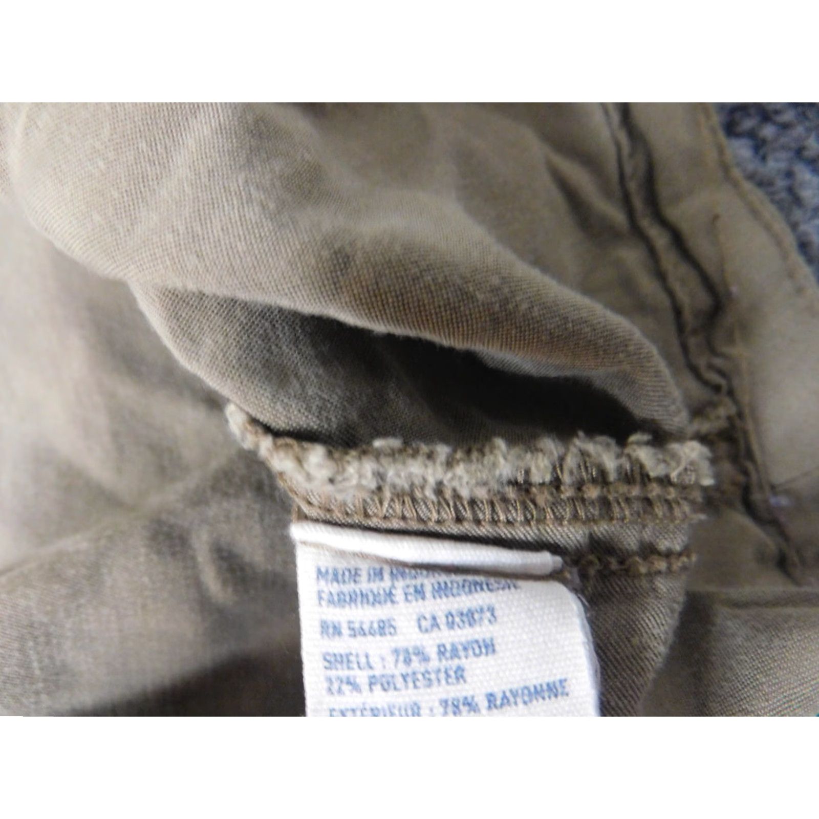 American Eagle Outfitters American Eagle Outfitters Jacket Women M Beige Lightweight Denim Button Zip Casual Winter Regular Medium Women Size M / US 6-8 / IT 42-44 - 6 Thumbnail