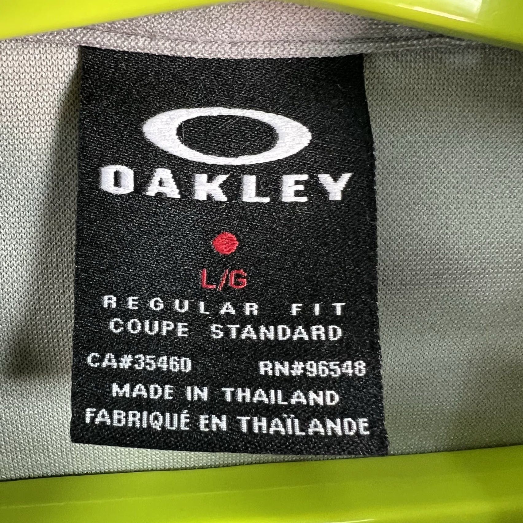 Oakley Oakley Sweatshirt 1/4 Zip Pullover Mens L Gray Mock Neck Fleece Long Sleeve Solid Outdoor Winter Fall Spring Regular Fit Size US L / EU 52-54 / 3 - 5 Thumbnail