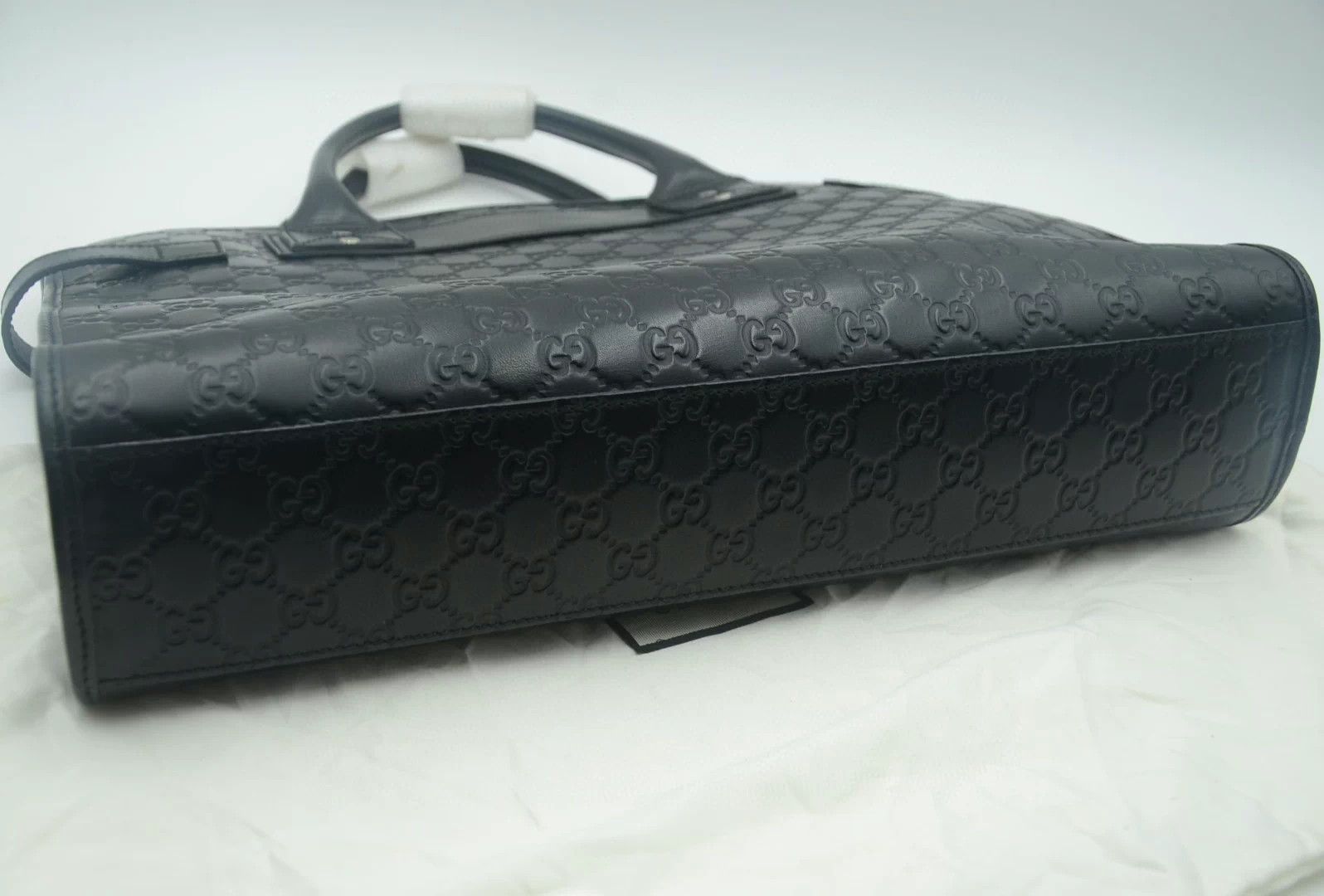 Gucci Gucci GG Supreme leather large black briefcase tote Size 42 - 8 Thumbnail